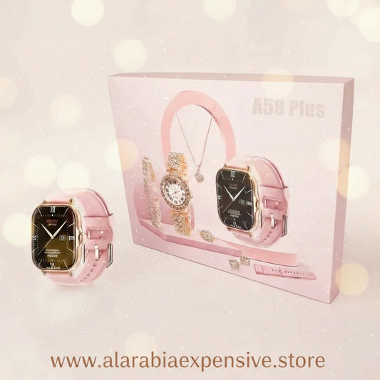 A58 Plus 6 IN 1 Smartwatch Set
