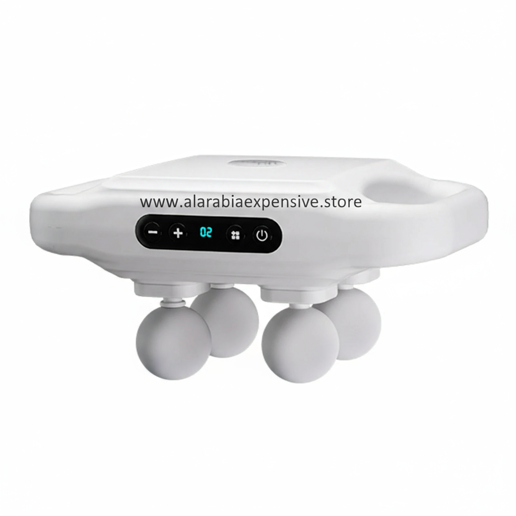 New Arrival 4 Heads Handheld Body Back Vibration Massager